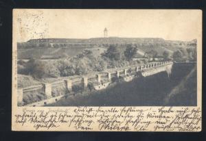 GRUSS AUS JOSEFSTADT GERMANY 1906 JOSEFOV ANTIQUE VINTAGE POSTCARD