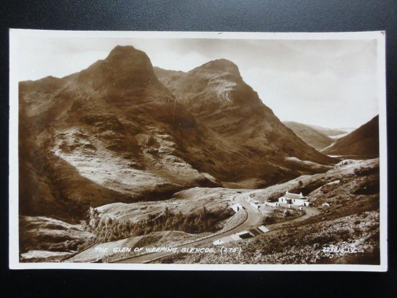 Scotland: The Glen of Weeping, GLENCOE RP c1933