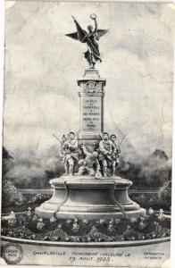 CPA CHARLEVILLE - Monument Inaugure le 19 Aout 1923 (224551)
