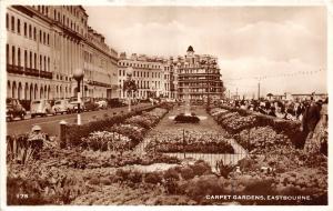 BR61377 carpet gardens eastbourne car votiure real photo   uk