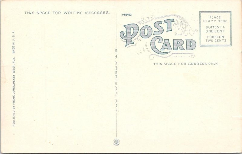 Key West, FL Florida  P&O DOCKS~EAST COAST TERMINAL~WATERFRONT ca1920's Postcard