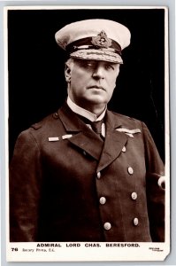 RPPC~Portrait of Admiral Lord Chas Beresford~Real Photo Postcard
