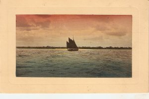 Fishing Boats Group of three (3) nice  vintage postcards