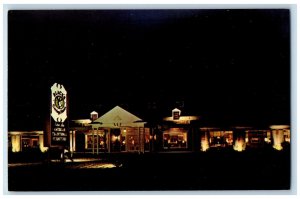 Black's Carriage House At Night View Houston Texas TX Unposted Vintage Postcard