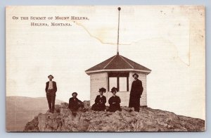 J92/ Helena Montana Postcard c1910 Summit of Mount Helena 28