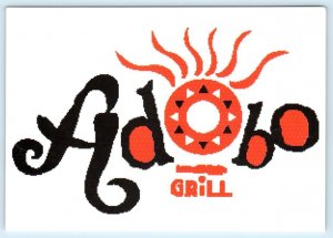 CHICAGO, Illinois IL~ Advertising ADOBO GRILL Restaurant 4x6 Graphics Postcard