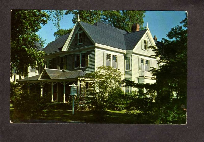 MA Victorian House Florence  Keenan Falmouth Massachusetts Postcard