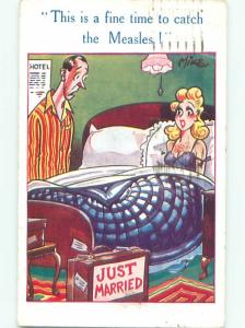 Pre-1980 Risque Comic SEXY GIRL IN HER NEWLYWED BED AB7099