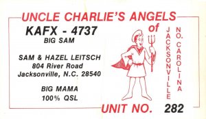 Vintage Postcard Uncle Charlie's Angels KAFX -4737 Jacksonville North Carolina