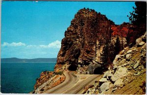 Postcard HIGHWAY SCENE Lake Tahoe Nevada NV AK3188