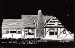 Santa Claus Arizona Christmas Tree Inn, Real Photo Vintage Postcard U13371