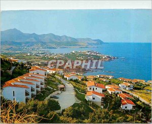 Postcard Modern Llansa Costa Brava Playas