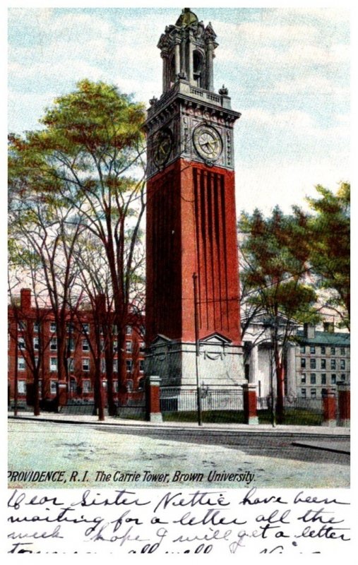 Rhode Island  Providence Carrie Tower Brown University