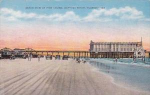 Florida Daytona Beach View Of Pier Casino