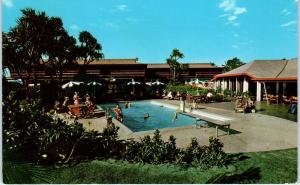 MAUI, Hawaii    MAUI PALMS  HOTEL  Pool     c1960s   Curt  Teich    Postcard