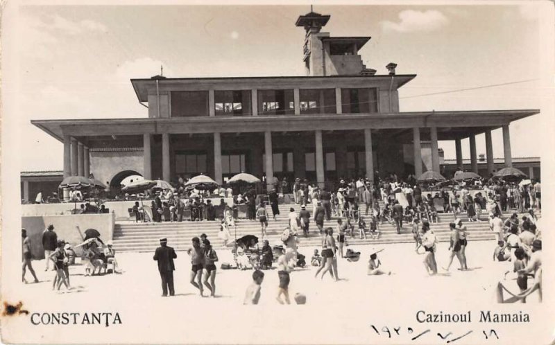 Constanta Romania Cazinoul Mamai Casino Real Photo Vintage Postcard AA48785