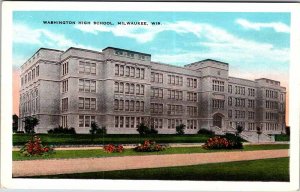 Postcard SCHOOL SCENE Milwaukee Wisconsin WI AM5846