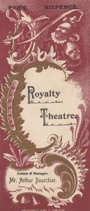 The Chili Widow Arthur Bouchier Victorian Comedy London Antique Theatre Progr...