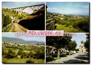 Postcard Modern Pelussin Viaduct Neighborhood Vue Generale N Lady Square Cros...