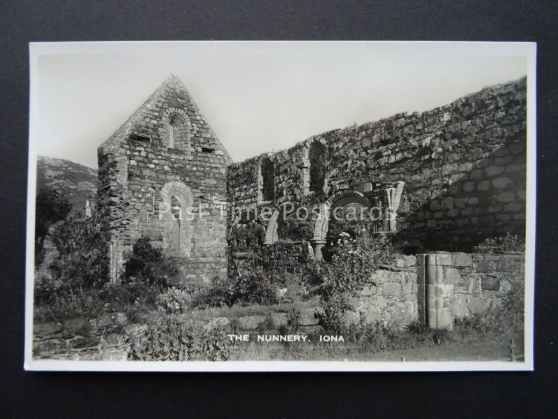 Scotland ISLE OF IONA The Nunnery - Old RP Postcard