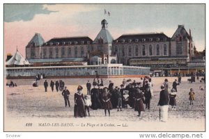 MALO-LES-BAIN, La Plage et le Casino, Nord, France, 00-10s