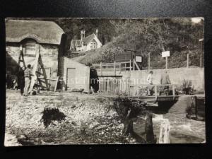 Isle of Wight: SHANKLIN Fishermans Cottage after Cloudburst 1st Oct 1960 RP