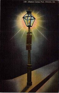 Postcard HISTORICAL SCENE Atlanta Georgia GA AL8840