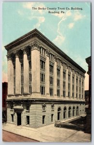 Berks Country Trust Co. Building Reading Pennsylvania PA Historical Postcard