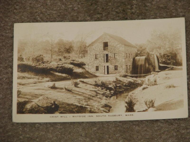 RPPC, Grist Mill-Wayside Inn, South Subury, Mass