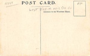 SS Port Kingston West India Mail Service Co. Writing on back, missing stamp 