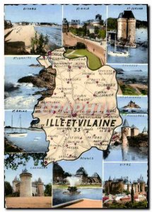 Postcard Modern Ile et Vilaine