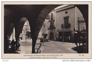 RP, Plaza De La Fuente, Exposicion Internacional De Barcelona 1929, Spain