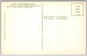 Chicago Illinois 1950s Postcard The Morrison Hotel