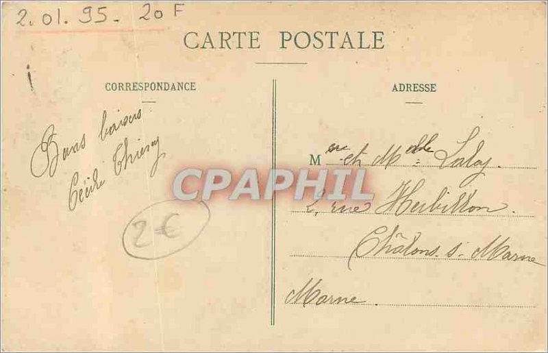 Old Postcard Boulogne sur Mer thrown Maree Haute