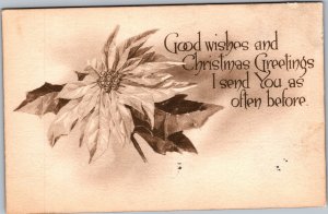 Good wishes and Christmas Greetings I send you as often before