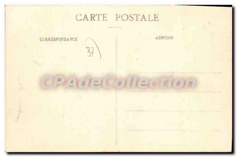 Postcard Old Vouvray Chateau De La Terrasse Moncontour