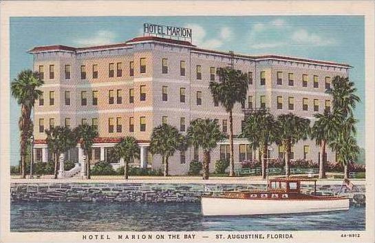 Florida St Augustine Hotel Marion on The Bay Curteich