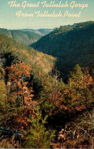 Georgia The Great Tallulah Gorge View From Tallulah Point