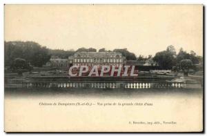 Old Postcard Chateau De Dampierre Vue Prize De La Grande Chute d & # 39Eau