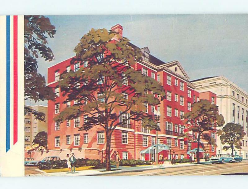 Pre-1980 OLD CARS AT THE CAPITOL HILL HOTEL Washington DC B3724