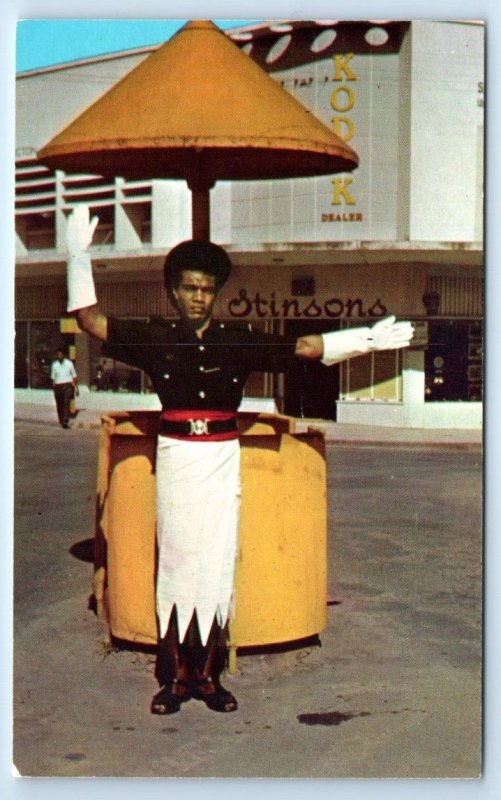 Traffic Policeman FIJI Postcard