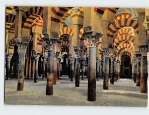 Postcard Interior of the Mezquita Abd Al Rahman, Córdoba, Spain