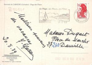 B50501 Cabourg Plage des Fleur   france