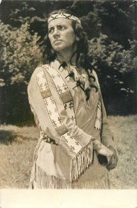 Western movies film star actor Pierre Brice as Winnetou souvenir photo