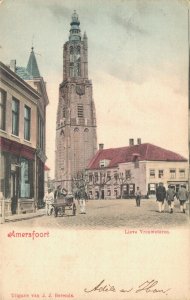 Netherlands Amersfoort Lieve Vrouwetoren Vintage Postcard 07.60