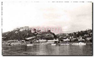 Modern Postcard Koblenz The Rhine and the fortress Ehrenbrenstein