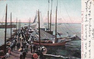 New Jersey Atlantic City Yachting Pier At The Inlet 1907