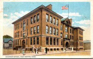Massachusetts East Boston Chapman School 1923 Curteich