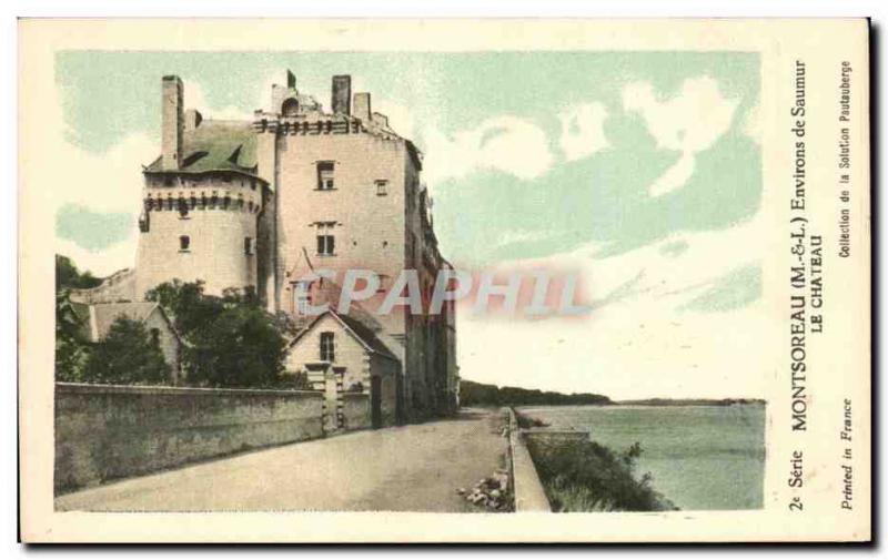 Old Postcard surroundings Montsoreau Saumur Chateau