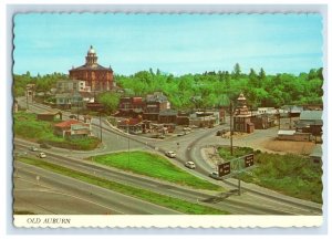 Vintage Old Auburn, California. Postcard 7XE